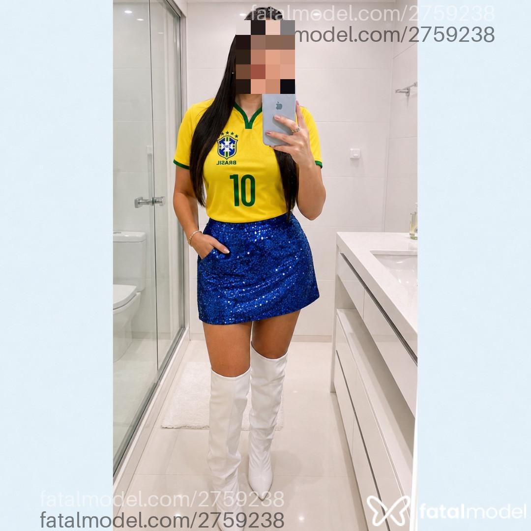 Acompanhante mulher com cabelo castanho de olhos castanhos - Fernanda