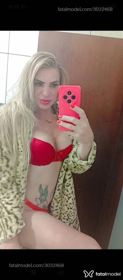 Acompanhante mulher trans loira (o) de olhos verdes em Maringá - Nicoliee Babydoll