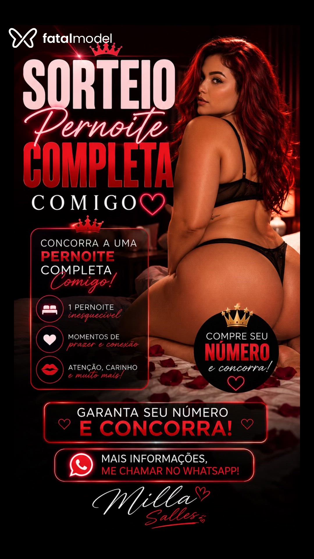 Acompanhante mulher ruiva (o) de olhos castanhos em Joinville Acompanhante mulher ruiva (o) de olhos castanhos em Joinville - Milla Salles