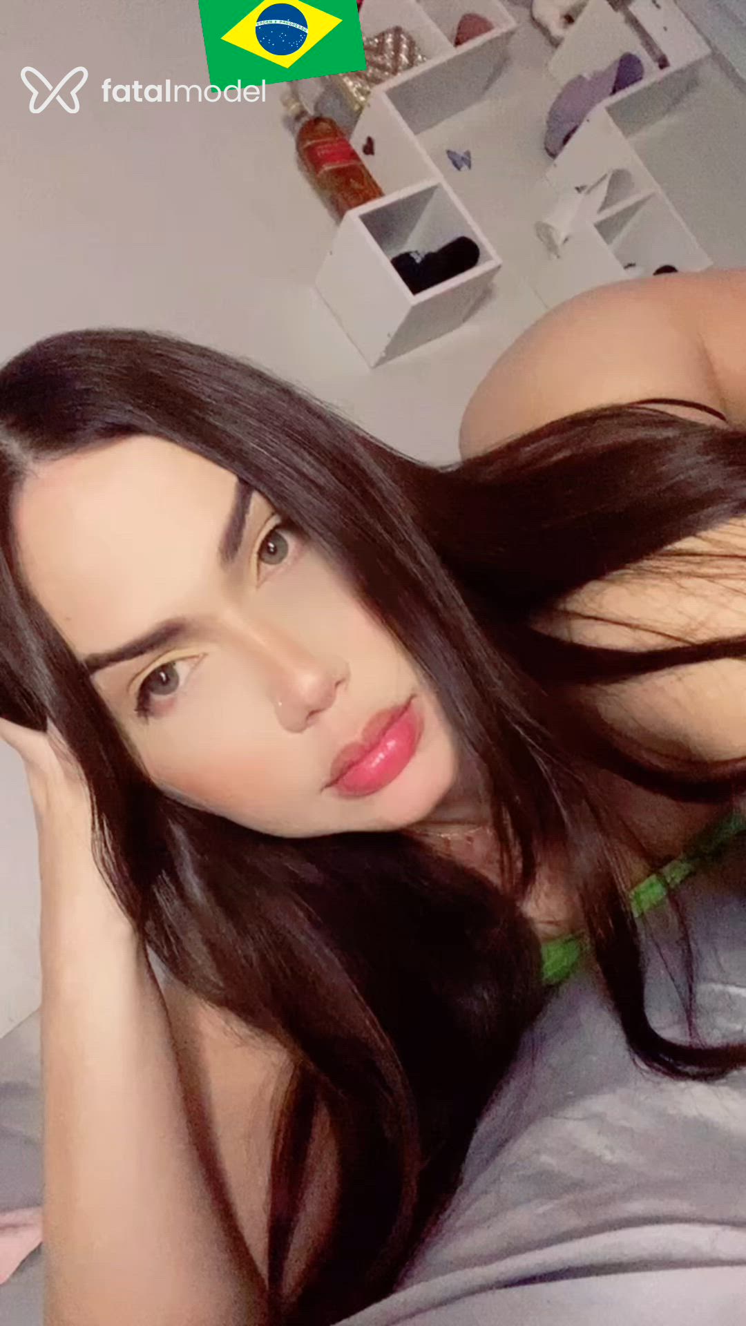 Acompanhante mulher trans com cabelo castanho de olhos verdes em Macapá Acompanhante mulher trans com cabelo castanho de olhos verdes em Macapá - Branquinhaa