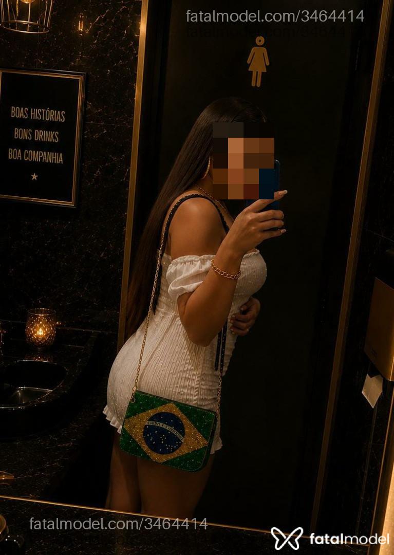 Acompanhante mulher morena (o) de olhos castanhos em São Vicente - Nanda Campos