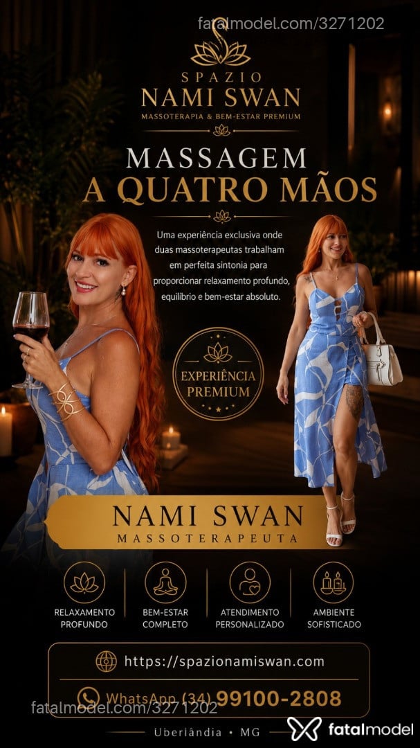 Acompanhante mulher ruiva (o) de olhos verdes em Uberlândia - Nami Swan