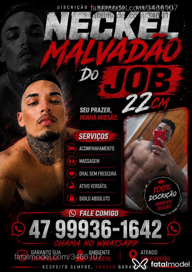 Acompanhante homem morena (o) de olhos castanhos em Balneário Camboriú - Neckel
