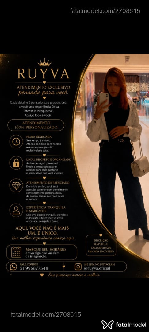 Acompanhante mulher trans ruiva (o) de olhos castanhos em Porto Alegre - Aruyva