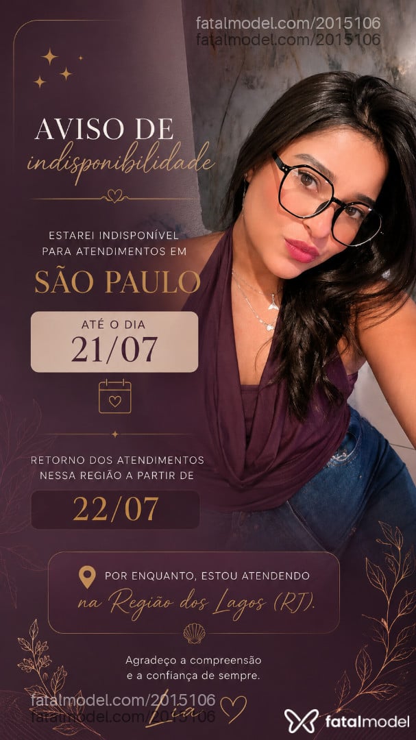 Acompanhante mulher com cabelo castanho de olhos castanhos em Barueri - Lia Dias