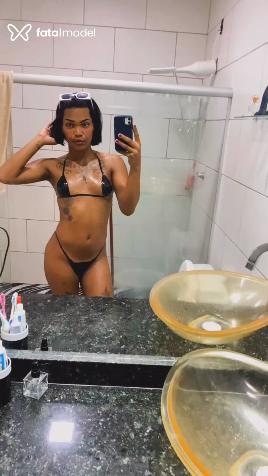 Acompanhante mulher trans com cabelo castanho de olhos castanhos em Petrolina Acompanhante mulher trans com cabelo castanho de olhos castanhos em Petrolina - Vivih Mendes