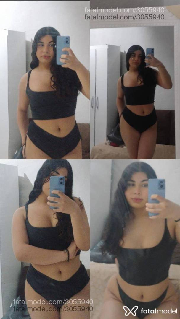 Acompanhante mulher trans com cabelo castanho de olhos castanhos - Majuh