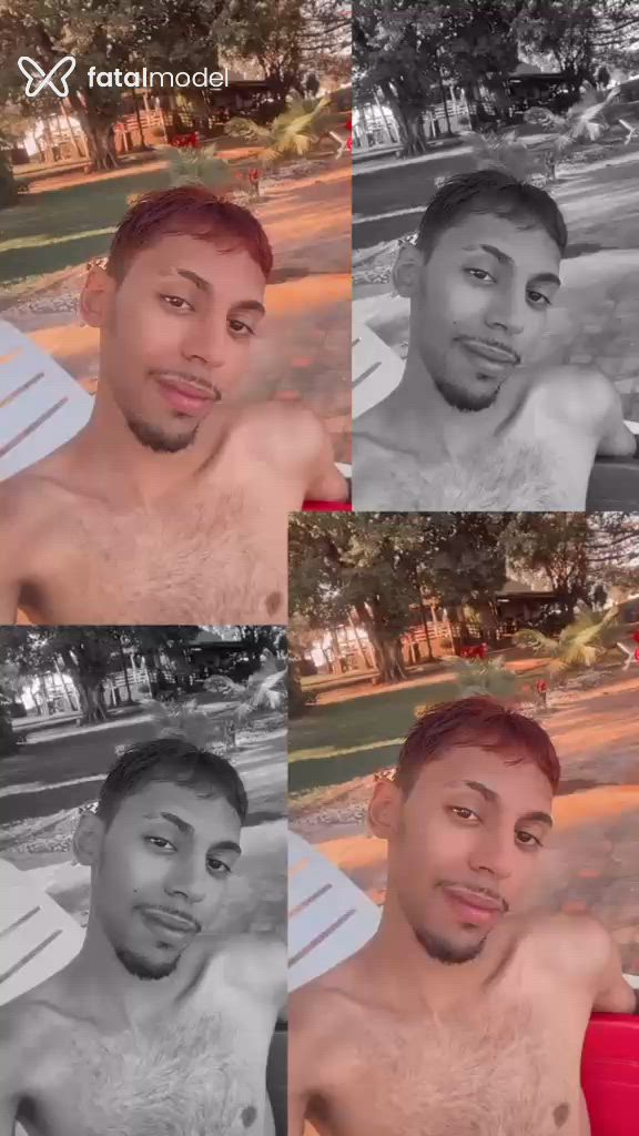 Acompanhante homem com cabelo colorido de olhos castanhos - Bruninho