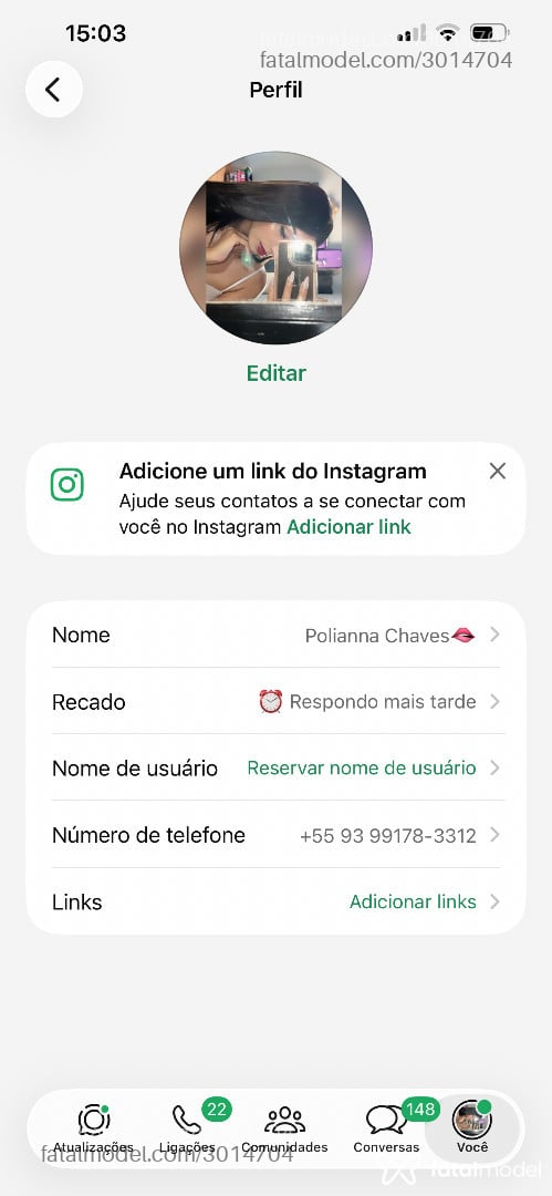 Acompanhante mulher trans com cabelo castanho de olhos castanhos - Polianna Chaves Acompanhante mulher trans com cabelo castanho de olhos castanhos - Polianna Chaves