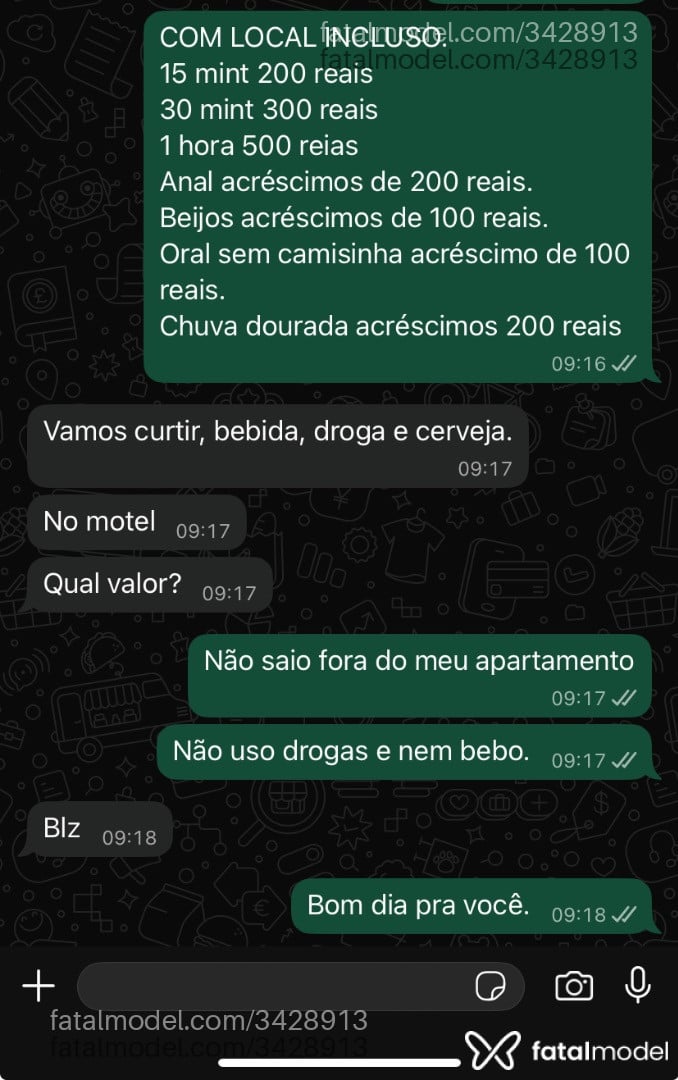 Acompanhante mulher morena (o) de olhos castanhos - Natacha