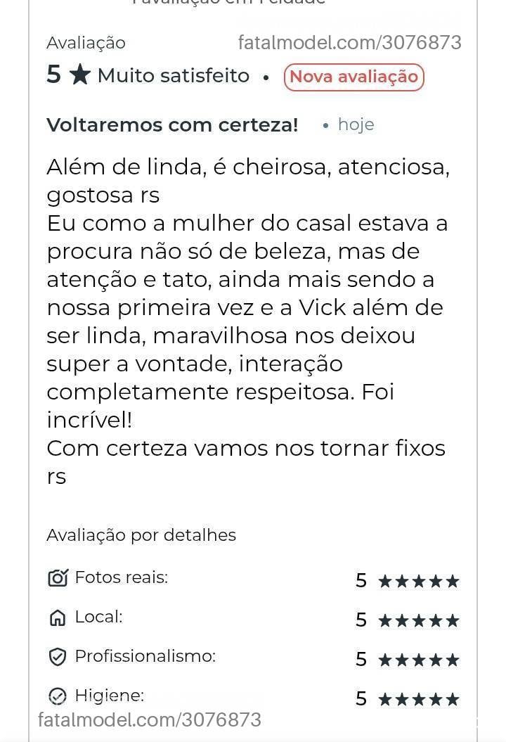 Acompanhante mulher morena (o) de olhos castanhos em Petrópolis - Vicky