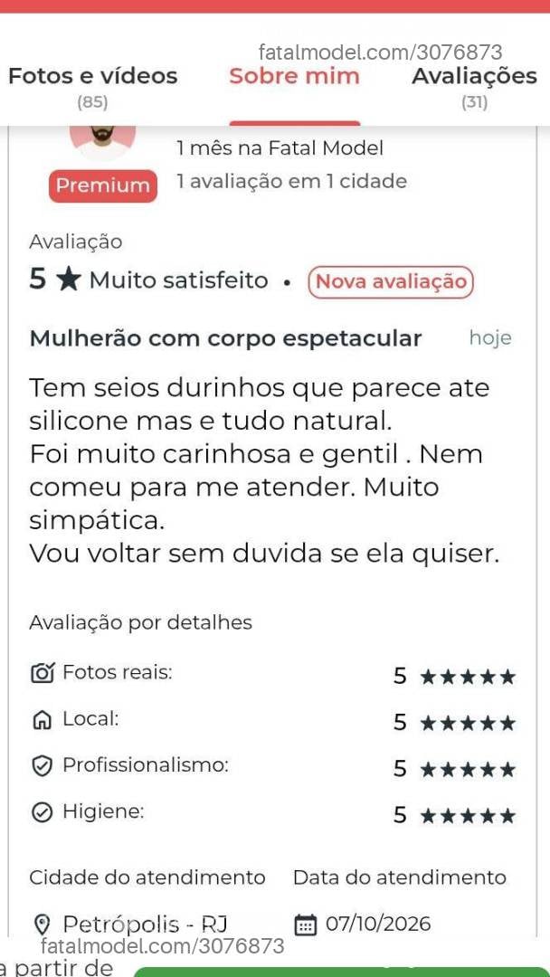 Acompanhante mulher morena (o) de olhos castanhos - Vicky