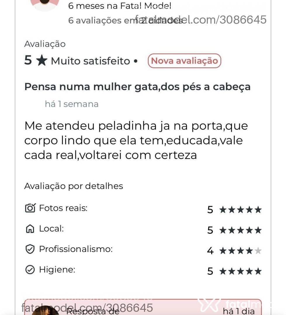 Acompanhante mulher morena (o) de olhos castanhos - Rafaela
