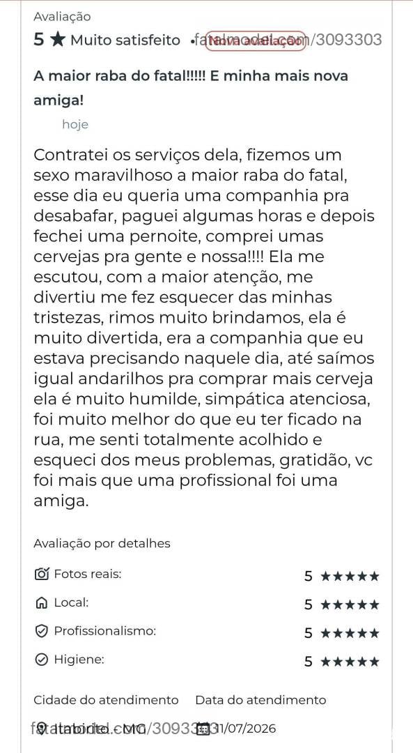 Acompanhante mulher morena (o) de olhos castanhos em Itabirito - Amanda