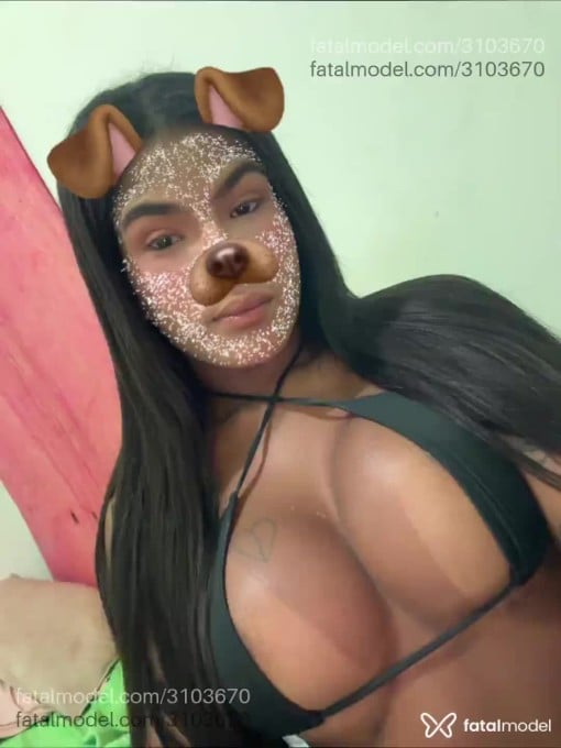 Acompanhante mulher trans morena (o) de olhos castanhos em Praia Grande - Kethelyn Natasha