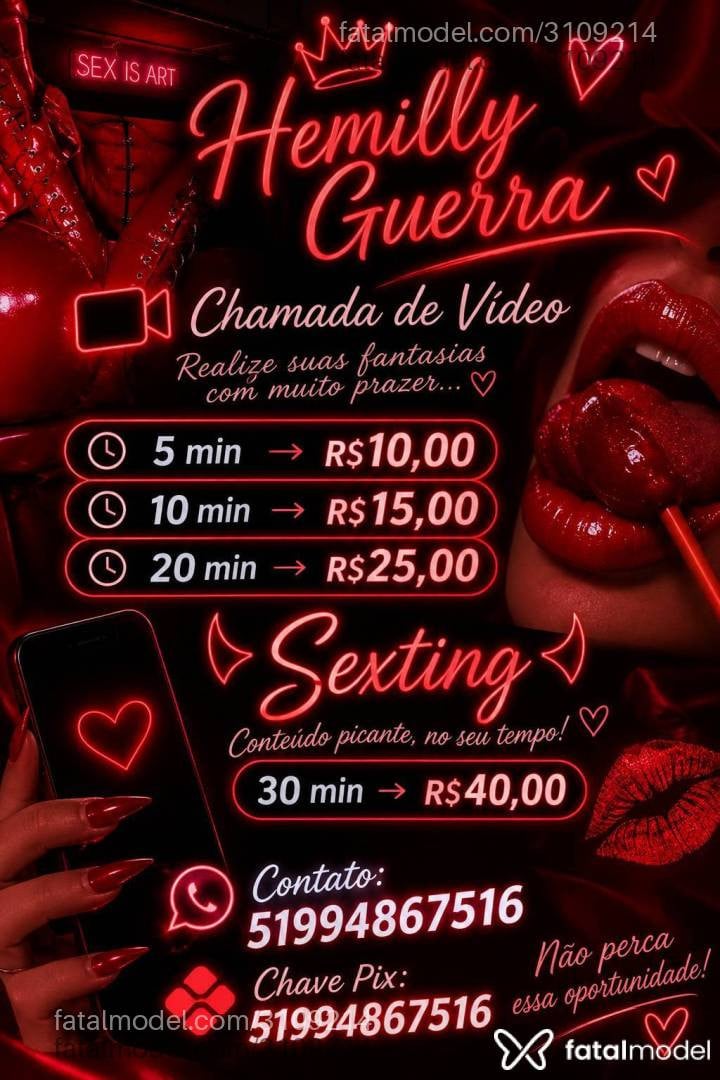 Acompanhante mulher morena (o) de olhos verdes - Hemilly Guerra