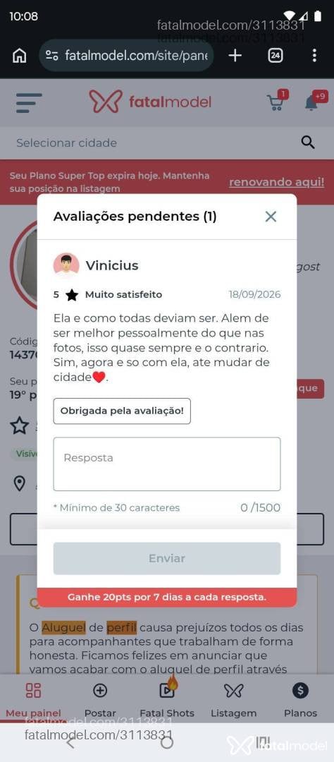 Acompanhante mulher morena (o) de olhos castanhos - Esther