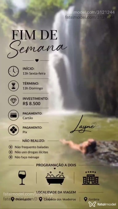 Acompanhante mulher morena (o) de olhos castanhos em Brasília - Layne Macuxi