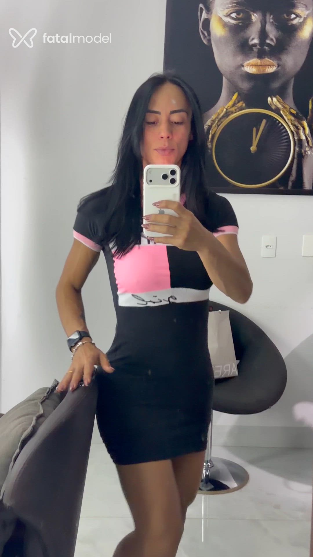 Acompanhante travesti com cabelo castanho de olhos castanhos - Natalia