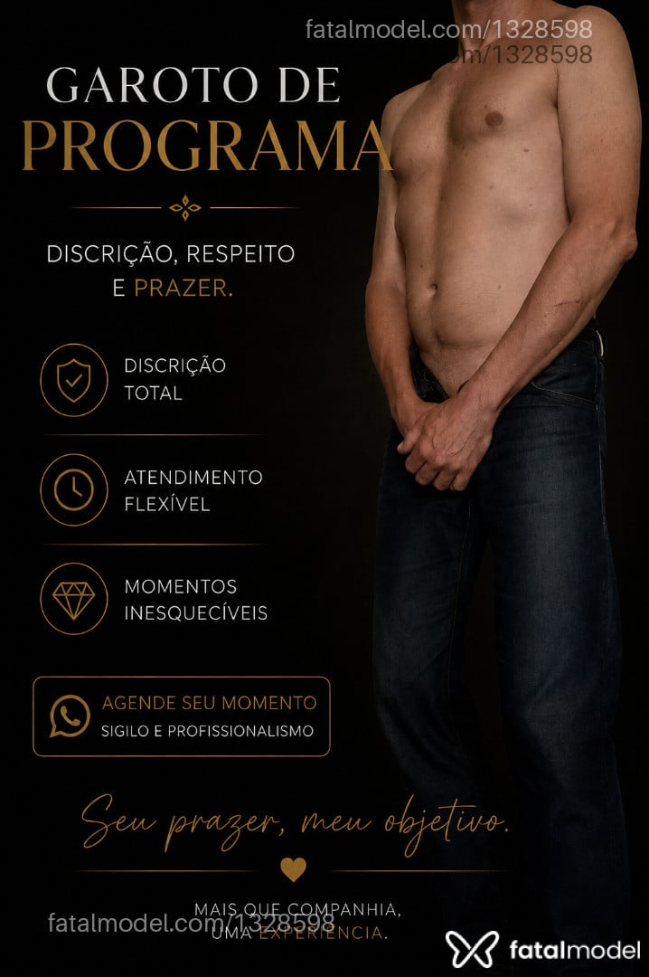 Acompanhante homem com cabelo castanho de olhos castanhos - Ricky