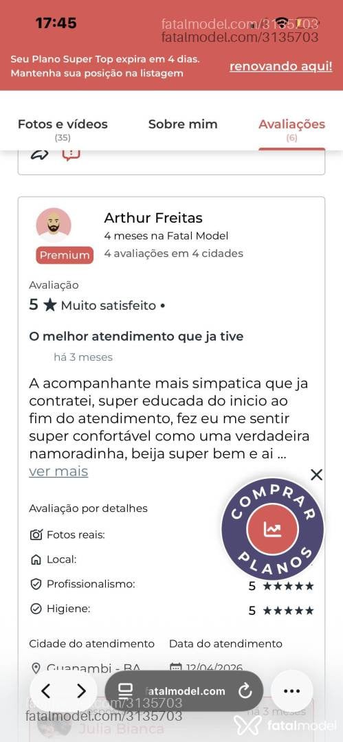 Acompanhante mulher com cabelo castanho de olhos castanhos - Julia Bianca