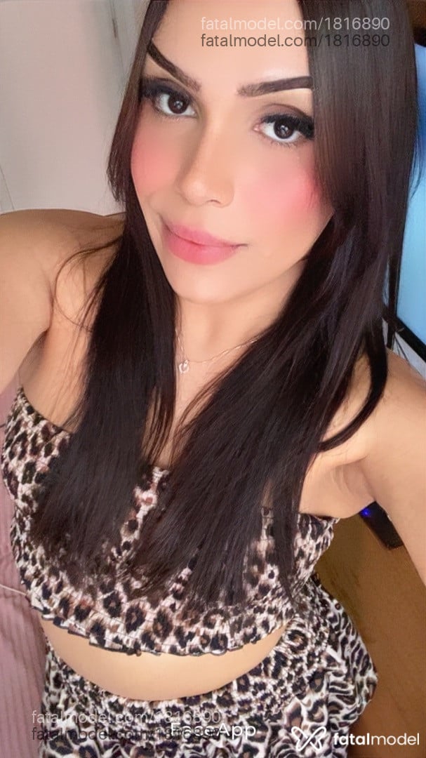 Acompanhante mulher trans com cabelo castanho de olhos castanhos - Julia Pimentel