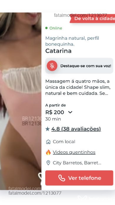 Acompanhante mulher com cabelo castanho de olhos pretos - Catarina