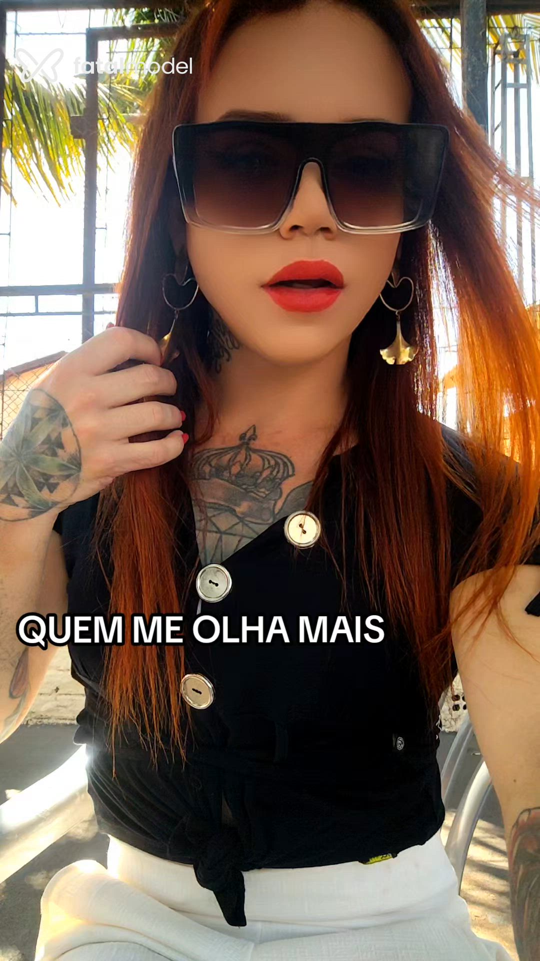 Acompanhante travesti ruiva (o) de olhos castanhos - Danii