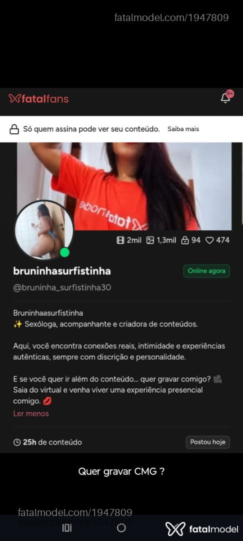 Acompanhante mulher com cabelo castanho de olhos castanhos - Bruninhaasurfis