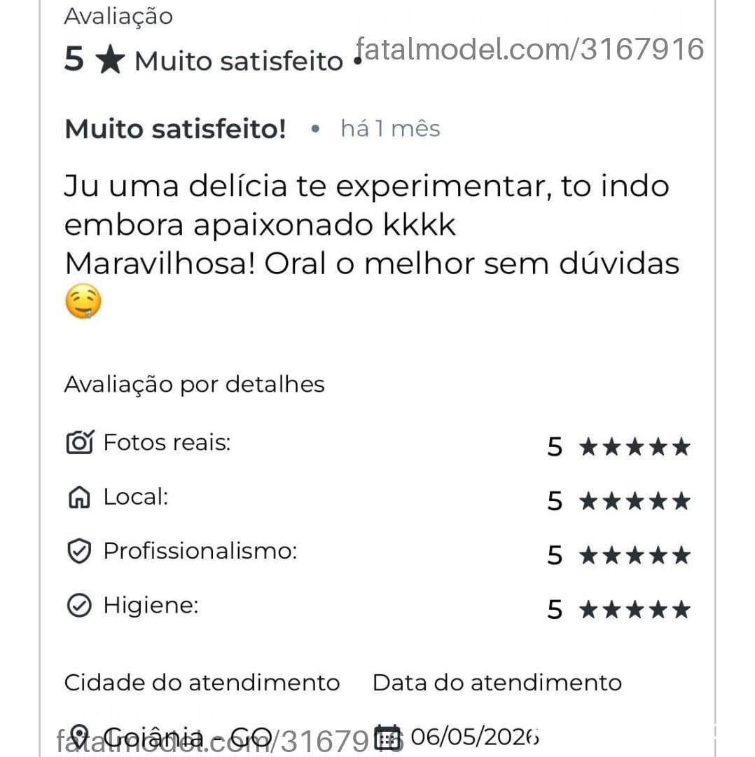 Acompanhante mulher morena (o) de olhos castanhos em Goiânia - Juliana Maia