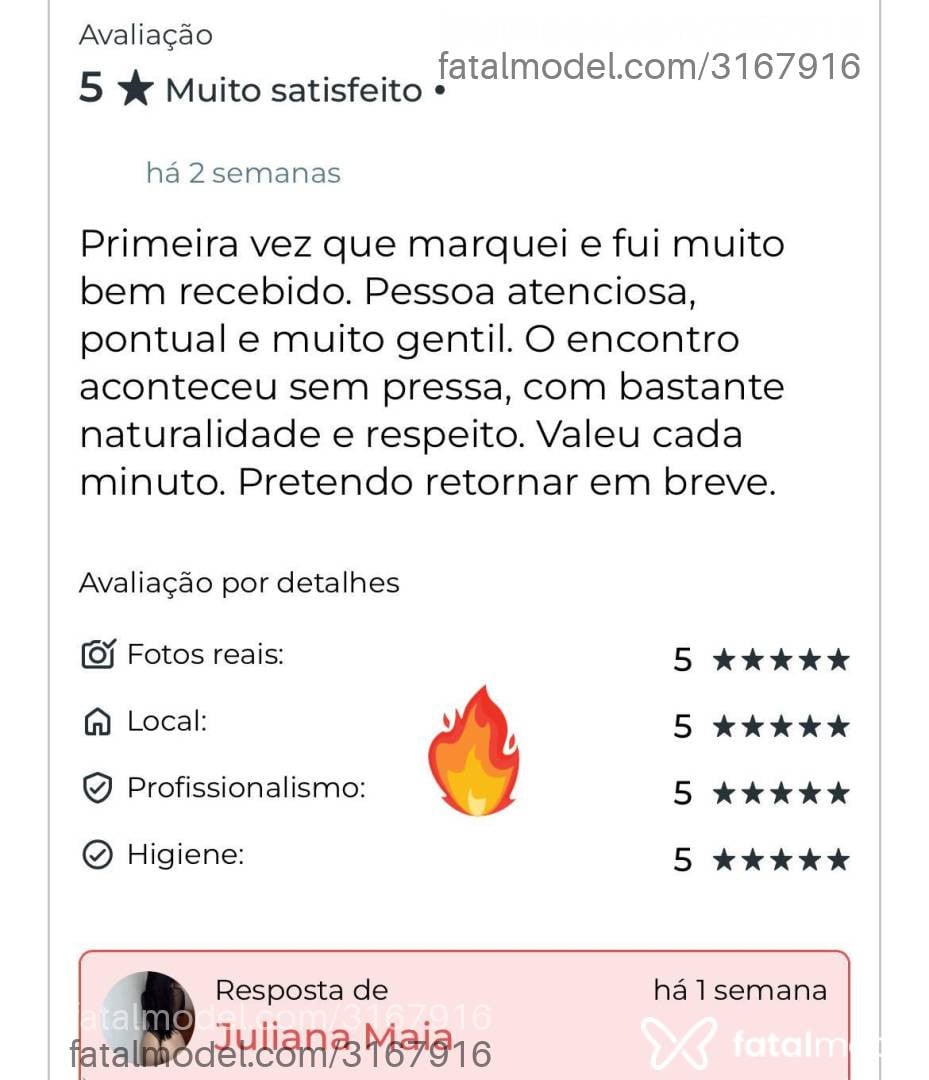 Acompanhante mulher morena (o) de olhos castanhos em Goiânia - Juliana Maia