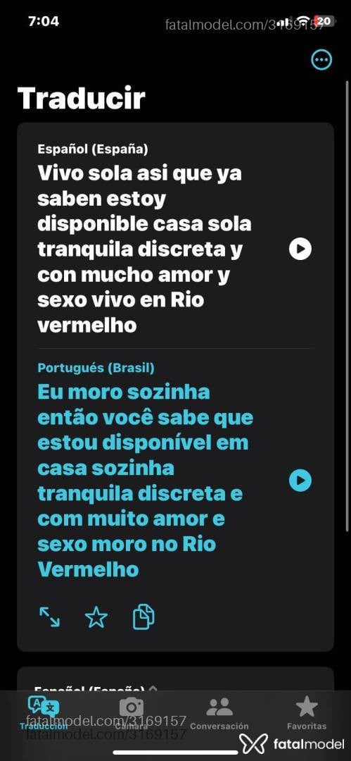 Acompanhante mulher trans morena (o) de olhos pretos - Mulatabrazil
