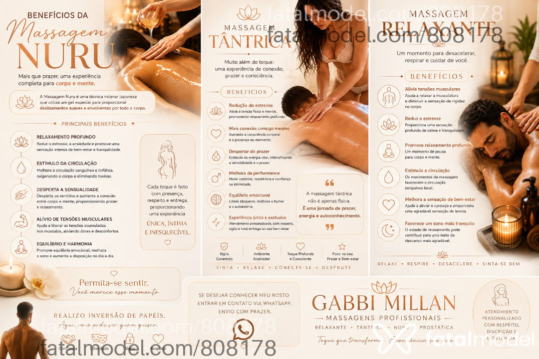 Acompanhante mulher morena (o) de olhos castanhos - Gabbi Millan