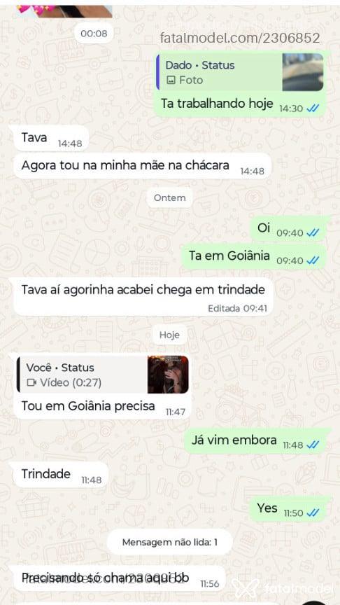 Acompanhante mulher morena (o) de olhos castanhos - Letycia