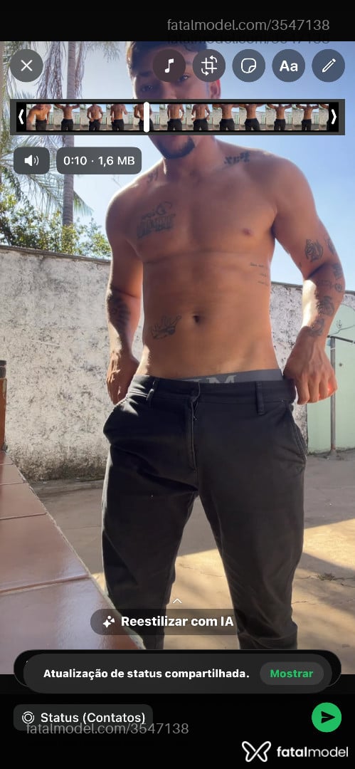 Acompanhante homem com cabelo castanho de olhos castanhos - Alisson