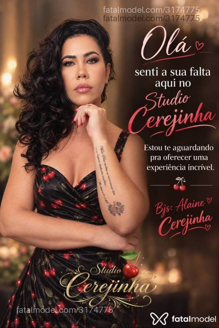 Acompanhante mulher com cabelo castanho de olhos castanhos - Cerejinhaa