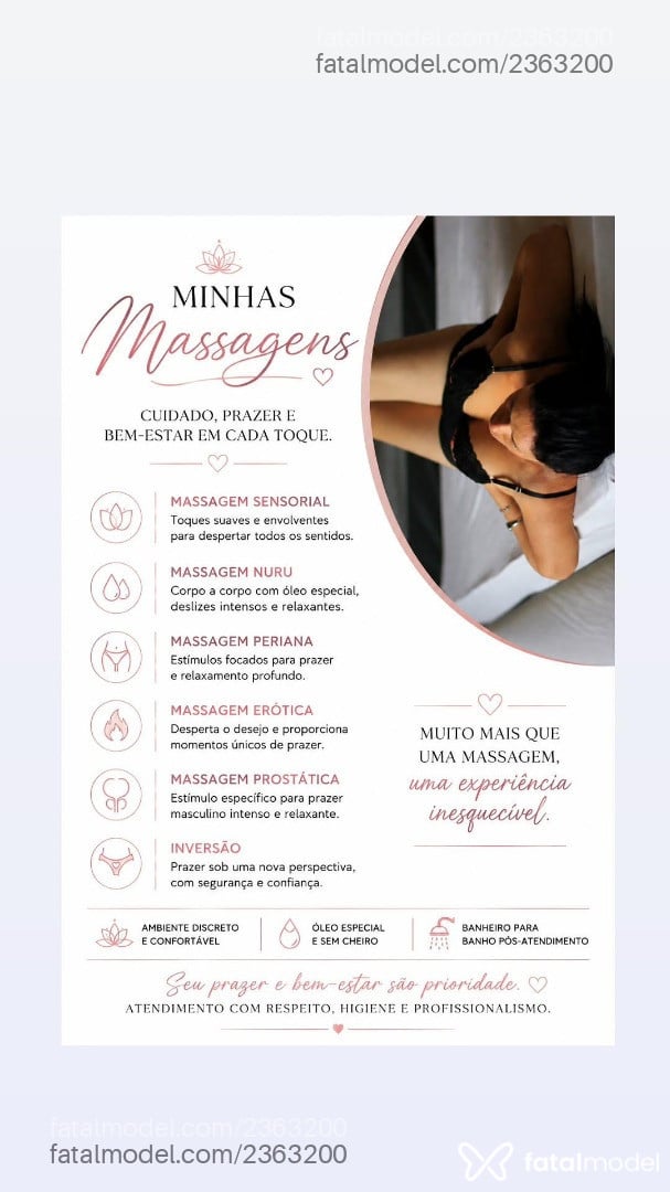 Acompanhante mulher morena (o) de olhos castanhos - Ravenne