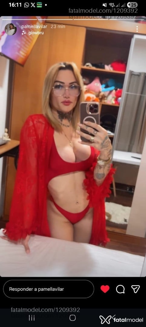 Acompanhante mulher trans loira (o) de olhos verdes - Pamella vilar