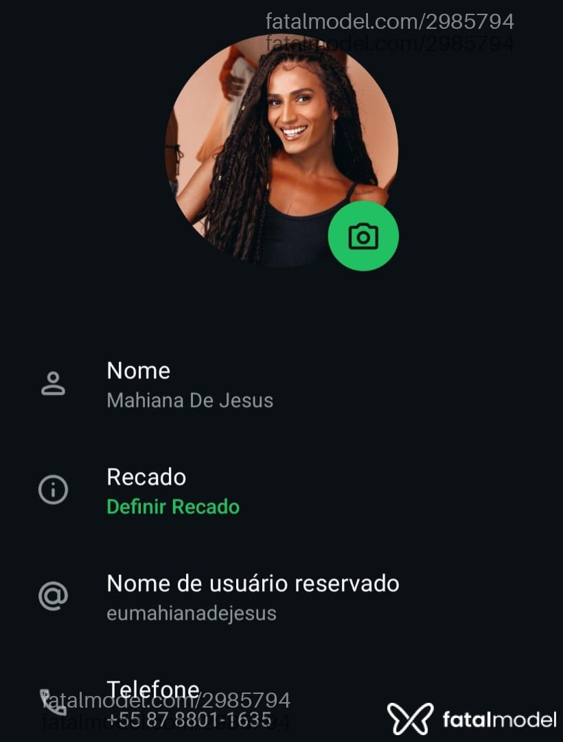 Acompanhante mulher trans morena (o) de olhos castanhos - Mahiana