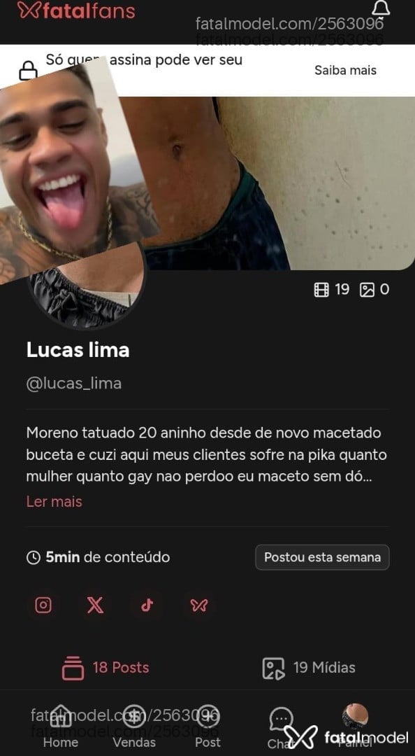 Acompanhante homem morena (o) de olhos castanhos - Diego Rodrigues