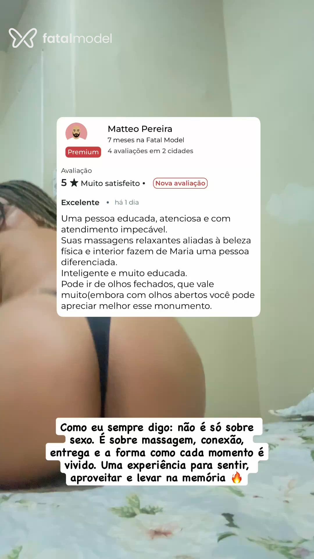 Acompanhante mulher morena (o) de olhos castanhos - Maria