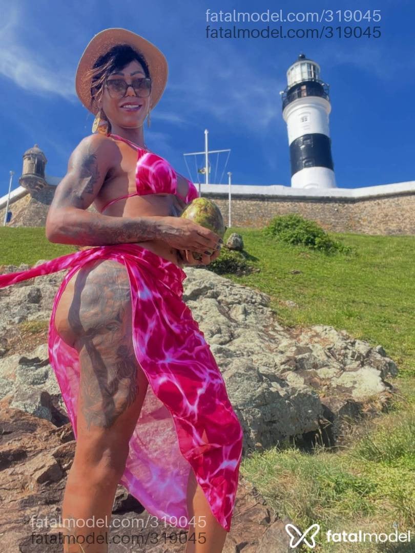 Acompanhante mulher trans loira (o) de olhos castanhos em Aparecida - Samantha