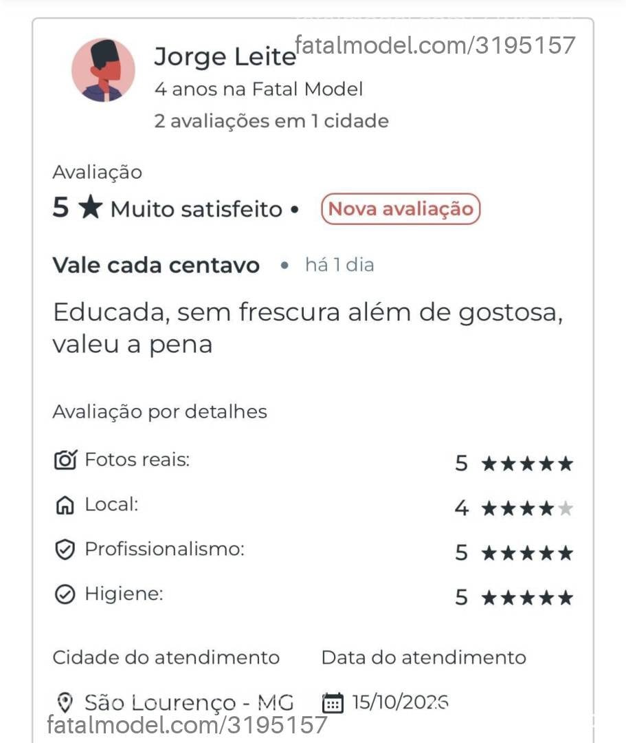 Acompanhante mulher morena (o) de olhos pretos - Laíis