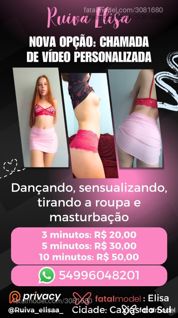 Acompanhante mulher ruiva (o) de olhos verdes - Elisa