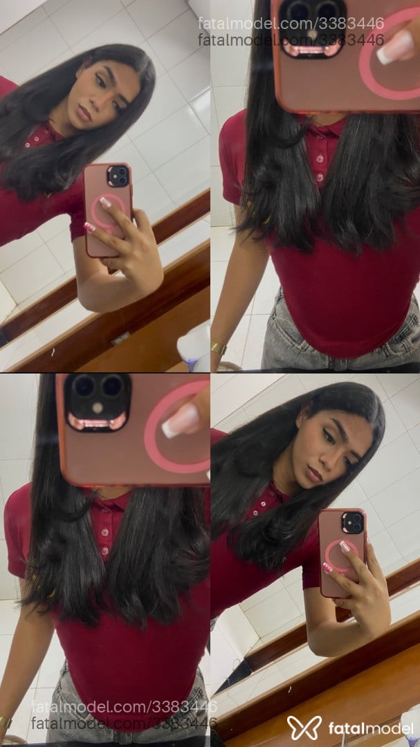 Acompanhante mulher trans morena (o) de olhos castanhos - Kalli
