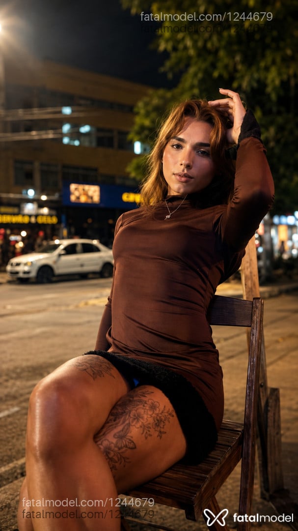 Acompanhante mulher trans ruiva (o) de olhos verdes - Sabrina Dias