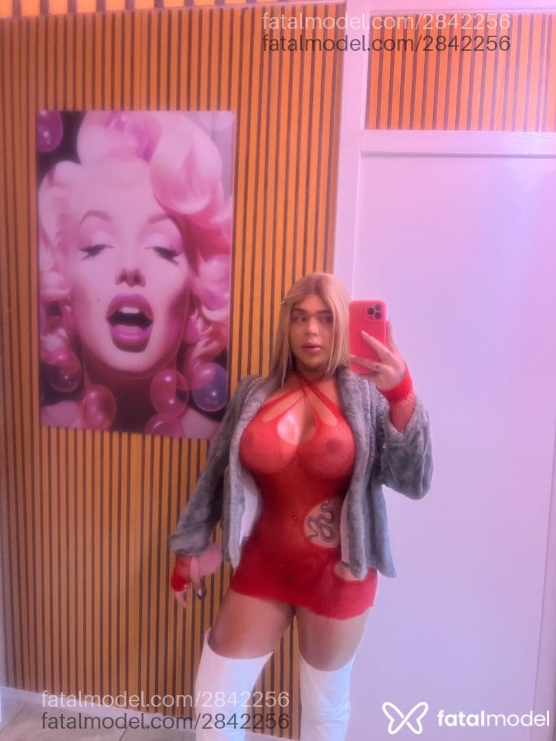 Acompanhante mulher trans loira (o) de olhos castanhos - Babi Corza