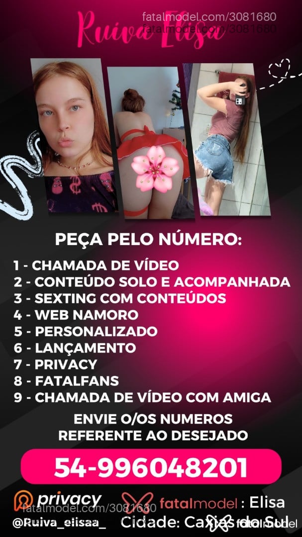 Acompanhante mulher ruiva (o) de olhos verdes - Elisa