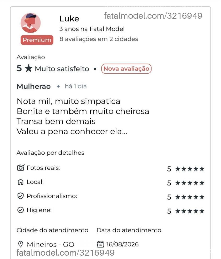 Acompanhante mulher morena (o) de olhos castanhos - Valentina Melo