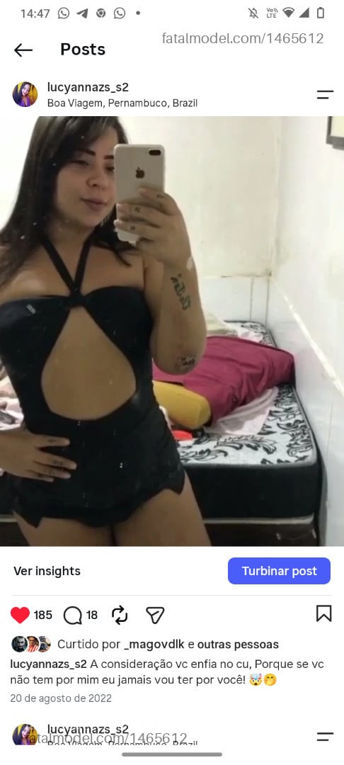 Acompanhante mulher morena (o) de olhos castanhos - Lucyanna Ramos